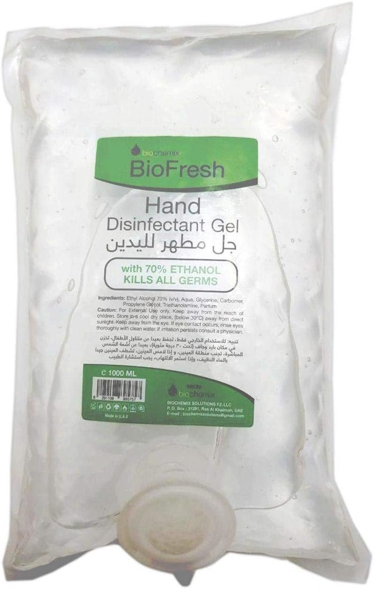 BioFresh Hand Sanitizer Gel Refill – 1000ml