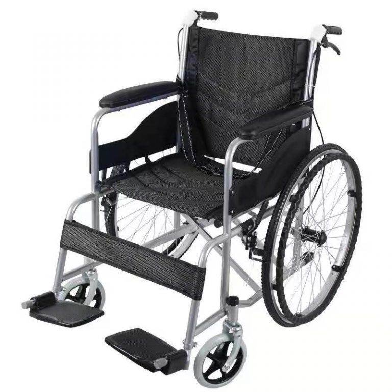 Manual Wheelchair – Compact, Foldable & Lightweight (100kg Capacity)